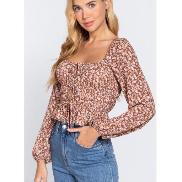 NWT Small Active USA Top Tie Front - Picture 6 of 10